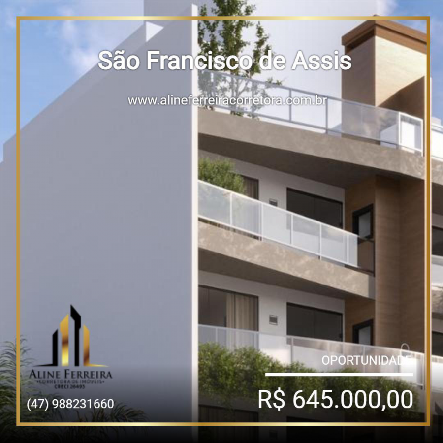 Apartamento - Venda - So Francisco de Assis - Cambori - SC